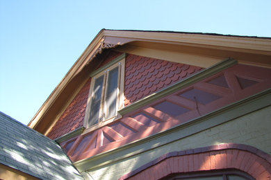 Inspiration for a timeless exterior home remodel in Denver