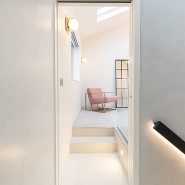 View into the main bedroom