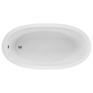 Drop, Soaking Bath, White, 36x19