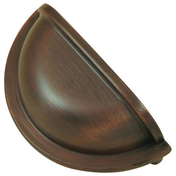 Stone Mill Hardware Oil Rubbed Bronze Cup Handle
