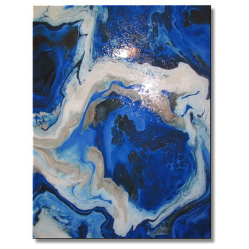 Resin coated limited edition painting, 48" x 36" by ELOISE WORLD STUDIO