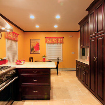 Direct Depot | Dark Stain Traditional Kitchen