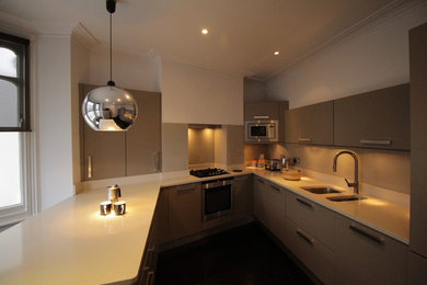 Inspiration for a modern kitchen in London.