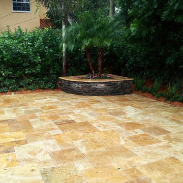 Patio Flooring with Natural Stone