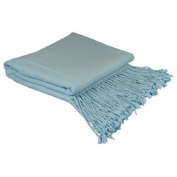 Contemporary Throws by pur cashmere