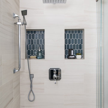 Walk-in Shower Remodel with Rainfall Fixture