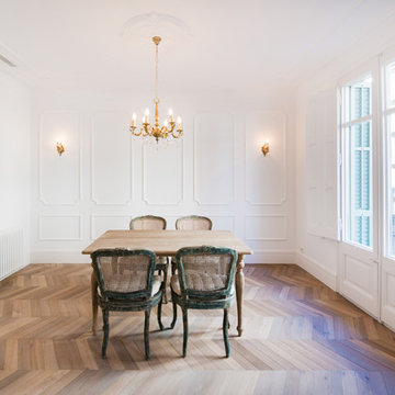Fotografia de un piso estilo romántico en Barcelona