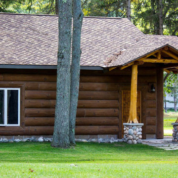 Concrete Log Siding Homes