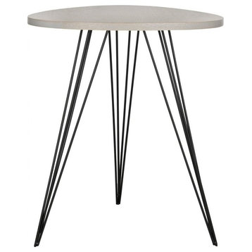 Safavieh Wolcott Side Table, Gray and Black