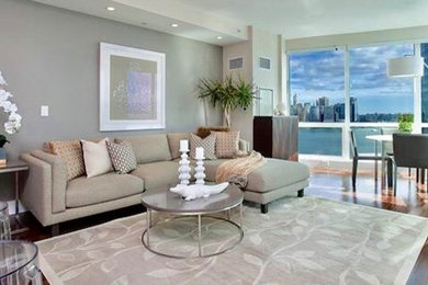 Example of a living room design in New York
