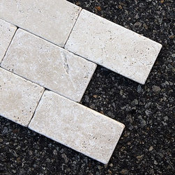 3x6 Light Travertine Tumbled Collection - Home Decor