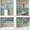Blue Distressed Wood Peel and Stick Wallpaper
