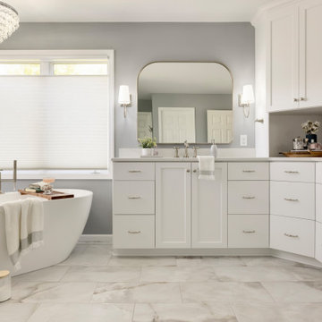 The Restful Retreat | Primary Bathroom Remodel & Mudroom