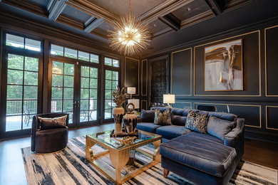 Transitional home office photo in New York
