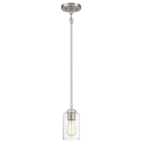 Stowe 1 Light Mini Pendant In Transitional Style, 7"Hx5.13"W