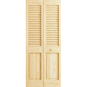 Plantation Louver Louver Passage Door Primed 18 X80 X1 375