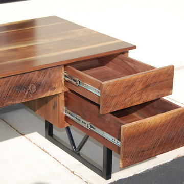 Custom Designed Desk, crafted with Reclaimed Wood