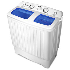 Giantex Full Automatic Washing Machine, 2 in 1 Portable Laundry Washer  1.5Cu.Ft 11lbs Capacity Washer and Dryer Combo 8 Programs 10 Water Levels  Energy Saving Top Load Washer for Apartment Dorm