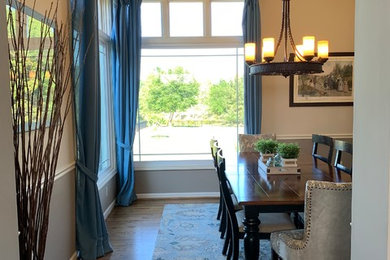 Example of a classic dining room design in Other