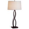 Hubbardton Forge 272686-1198 Almost Infinity Table Lamp in Vintage Platinum
