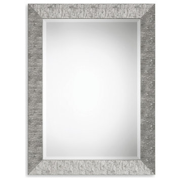41" Modern Gray Rectangle Mirror