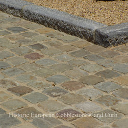 06. Reclaimed SANDSTONE Cobblestone, 5" x 5" - Landscaping Stones And Pavers