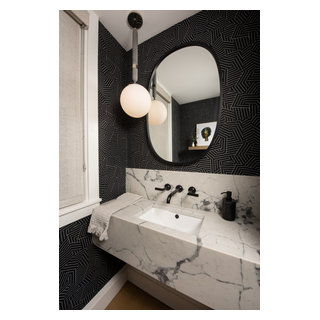 Rogers Park: Lunt - Transitional - Powder Room - Chicago - by Lugbill ...
