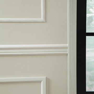 MOULDING in Crystal White and White Oak by Inteplast Building Products