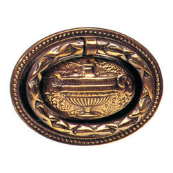 Oval Plate Handles - Cabinet And Drawer Handle Pulls