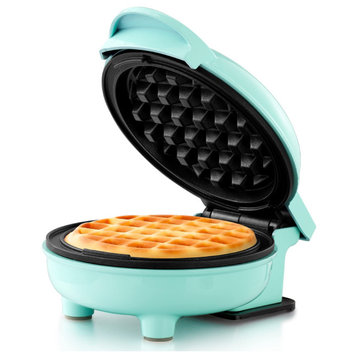 Personal Non-Stick Waffle Maker, Black - 4-inch Waffles in Minutes., Mint