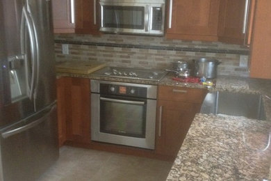 Trendy kitchen photo in Tampa