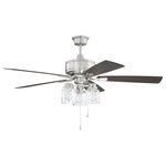 Craftmade - Craftmade Kate 3 Light Ceiling Fan WithBlades, Brushed Polished Nickel - *Part of the Kate Collection