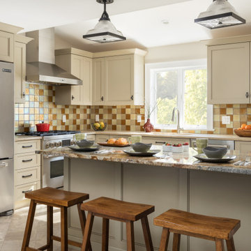 Salrit Contemporary Shaker Kitchen & Bathroom Remodel