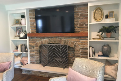 Inspiration for a family room remodel in Chicago