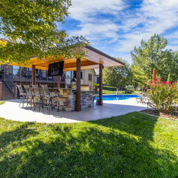 Camden Chase Pool Pavilion & Deck Build