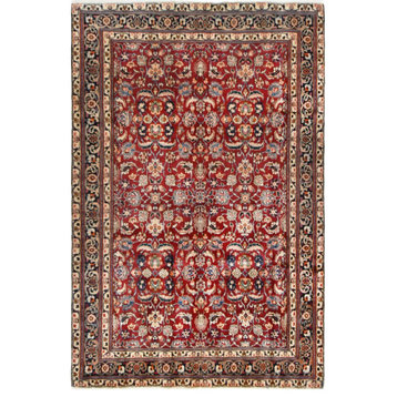 Persian Rug Moud 9'9"x6'6" Hand Knotted