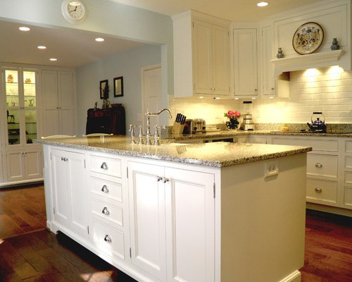 Best Luna Pearl Granite Design Ideas & Remodel Pictures | Houzz - Kitchen Luna Pearl granite countertop â€” mperunic5. EmbedEmailQuestion.  SaveEmail