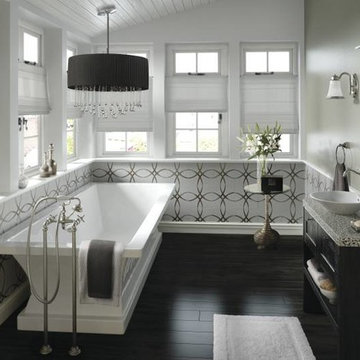 Moen Weymouth Freestanding Tub Traditional Bathroom