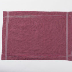 Simple Stitch Chambray Place Mat - Products