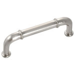 Hickory Hardware - Cottage Pull, 3" Center to Center, Satin Nickel - Perhaps one of its most adaptable collections, the Cottage collection by Hickory Hardware is as versatile as it is elegant. This pull can be used on drawers or cabinets, in bathrooms or in bedrooms. Its design makes it an easy match for current hardware, or you can replace all your hardware without renovating your whole house.