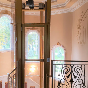 Custom Shaped Artisan Home Elevator