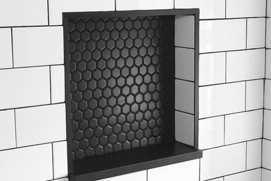 Inspiration for a modern bathroom remodel in New York