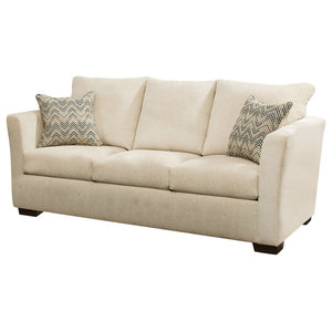 Simmons Upholstery Boston Linen Queen Sleeper Transitional Simmons Upholstery Elan Linen Queen Sleeper Sofa