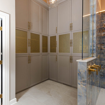 Moody Bathroom and Fun Laundry Room