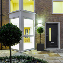 contemporary / traditional exterior