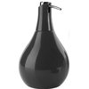Ceramic Pottery Soap Dispenser, Black