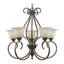 Royce Lighting - Royce Five Light Chandelier from the Birmingham Collection - Chandeliers