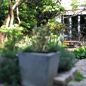 Aménagement paysager d'un jardin de ville à Malakoff...