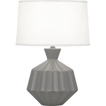 Orion Table Lamp, Matte Smoky Taupe