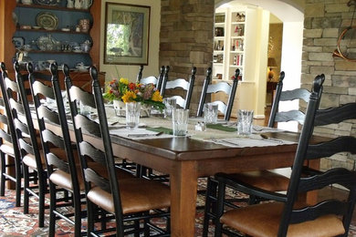 Dining room - traditional dining room idea in DC Metro